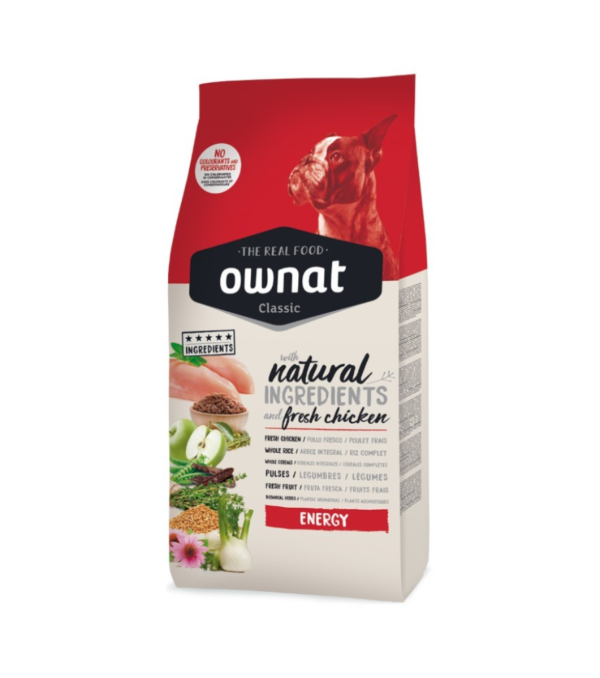 OWNAT classic Energy croquette pour chien adulte  4 kg