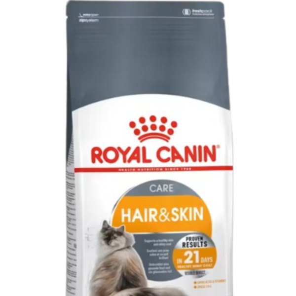 ROYAL CANIN® Hair & Skin Care Aliment sec pour chats Soins Des Cheveux Et De La Peau 400 g