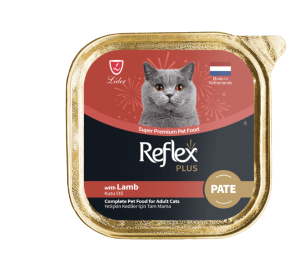 Reflex Plus Pâtée à l’Agneau pour Chats Adultes – 85 g