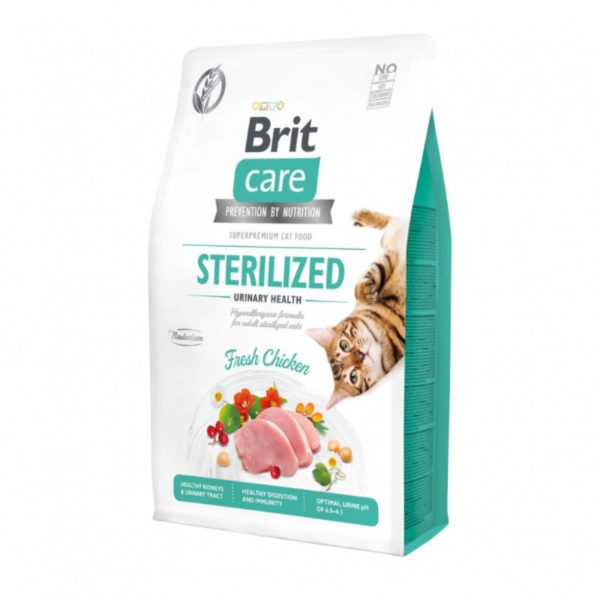 Brit Care  poulet frés pour chats adultes stérilisés Sans céréales  1.5 kg